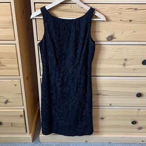 NWT Elie Tahari Black Lace Dress Size 4